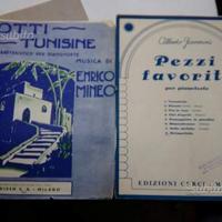 2 spartiti musicali anni 50 - spedizione gratuita