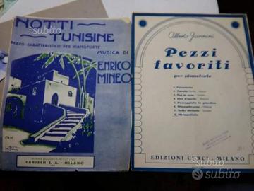 2 spartiti musicali anni 50 - spedizione gratuita