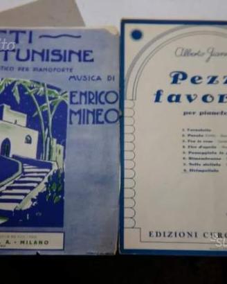 2 spartiti musicali anni 50 - spedizione gratuita