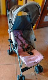 Passeggino Leggero MacLaren Rosa e Grigio