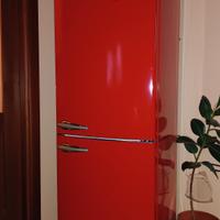 Frigorifero retrò Bompani combinato Rosso 