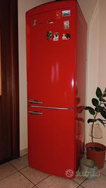 Frigorifero retrò Bompani combinato Rosso 