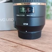 Tamron sp 90 mm f 2.8 attacco nikon