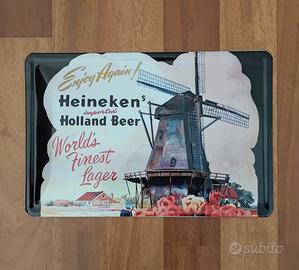 Insegna metallica Heineken