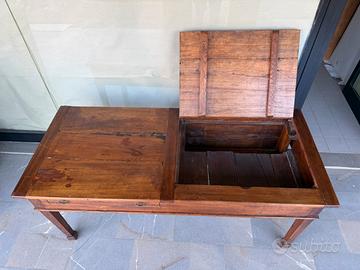 Mobile bar in legno massello con vano interno