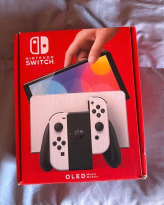 Nintendo switch Oled bianca completa