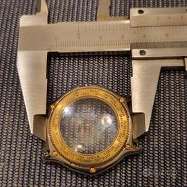 x EBEL DISCOVERY WORDLTIME Cassa Oro/Acciaio 