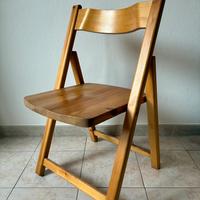 Sedie in legno pieghevoli