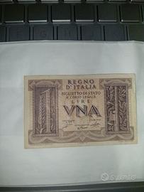 Banconota da 1 Lira "IMPERIALE" del 1939