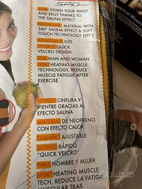 Elettrostimolatore glutei+fascia sauna