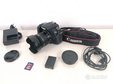 Reflex Canon 77d Wi-Fi STM Video FULL HD Ottime co