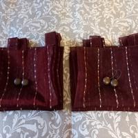 2 coppie di tende + 4 fermatende 