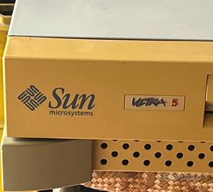 Workstation Vintage Sun Ultra5 + Monitor originali