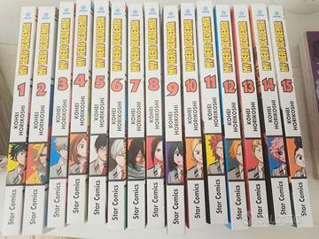 Collezione fumetti my hero academia