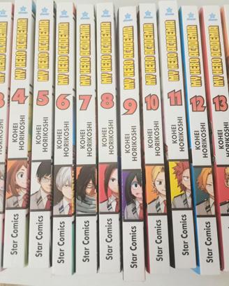 Collezione fumetti my hero academia
