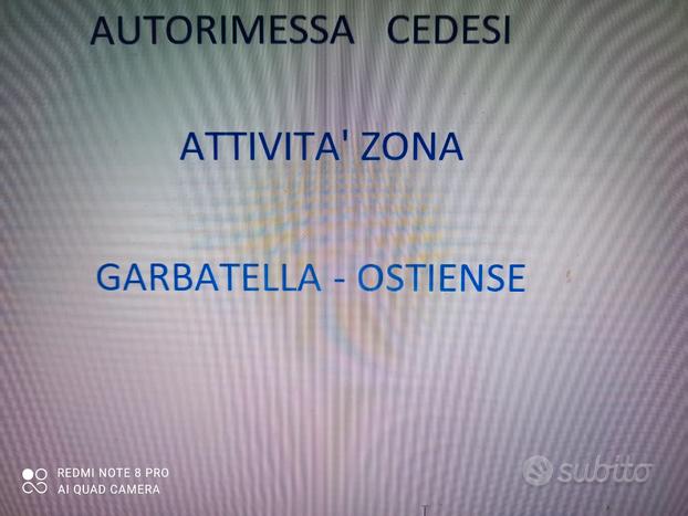 Autorimessa cedes attività