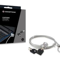 CONCEPTRONIC Lucchetto per laptop 1,5m