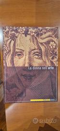 libro francobolli La donna nell'arte