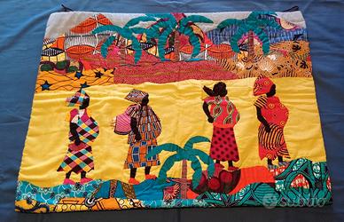 Arazzo etnico da appendere , in kitenge