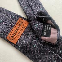Missoni cravatta vintage pura seta modello sottile