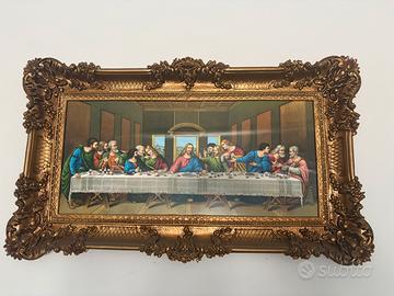 Quadro ‘Ultima Cena’ mis. 95 x 56 cm.