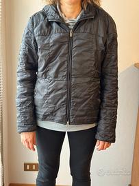 Giacca impermeabile Hogan nera con cappuccio