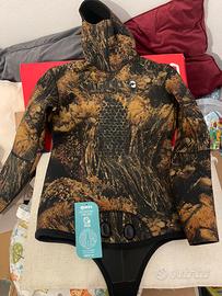 Muta Giacca Mares illusion camu brown 7 mm tg 4/L