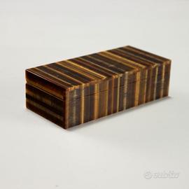 Scatola in Pietra Occhio di Tigre - Anni 60