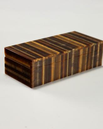 Scatola in Pietra Occhio di Tigre - Anni 60