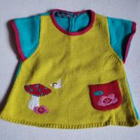 Abitino bimba in cotone DPAM 18 mesi