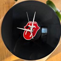 The Rolling Stones Orologio Da Parete Vinile Desig