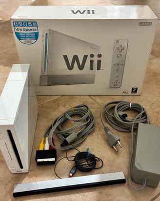 Nintendo Wii – con cavi, no telecomandi