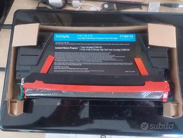 6 Cartuccie toner nuove Lexmark
