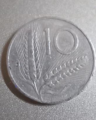 Moneta da 10 lire 1952 (+ 1979, 1981, 1989)