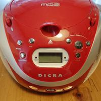 Radio Dicra con lettore cd