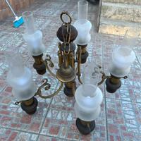 Lampadario rustico