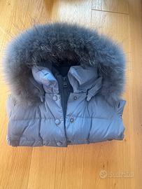 Piumino bambina 2 anni Monnalisa con cappuccio in