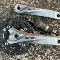 Guarnitura shimano perno quadro