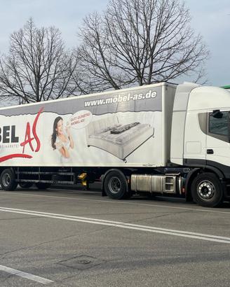 Semirimorchio furgonato Spier anno 2008