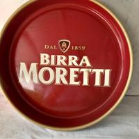 vassoio pubblicita birra moretti