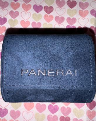 Panerai scatola da viaggio velluto blu originale
