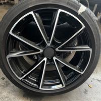 4 cerchi diamantati 18 con pneumatici estivi