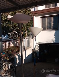 Coppia lampade da terra in vetro di Murano 