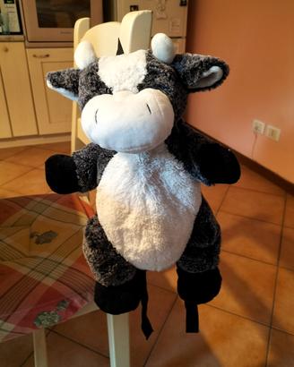 zainetto bambini peluche mucca 
