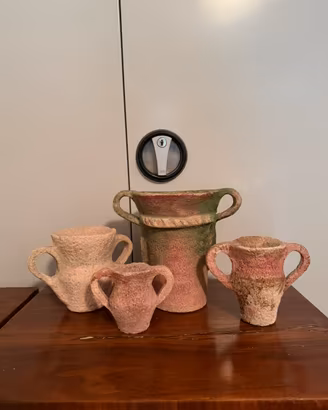 Set 4 anaforette Artigianali (firmate LM)