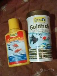 x PESCI :TETRA Goldfish -Gold Japan-145g.PIU' REG.