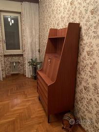 Libreria Ribalta Scrivania Mid-Century Teak