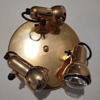 plafoniera color oro