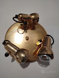 plafoniera color oro