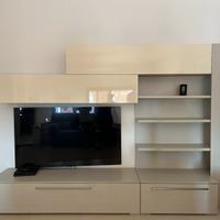 Mobile soggiorno moderno con LED integrati